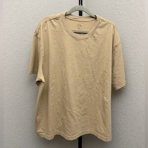 Original Use Men’s Tan Short Sleeve Crewneck T‑Shirt